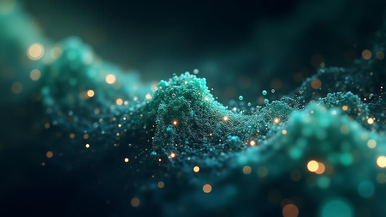 Abstract visualization of interconnected capital flows and complex financial networks